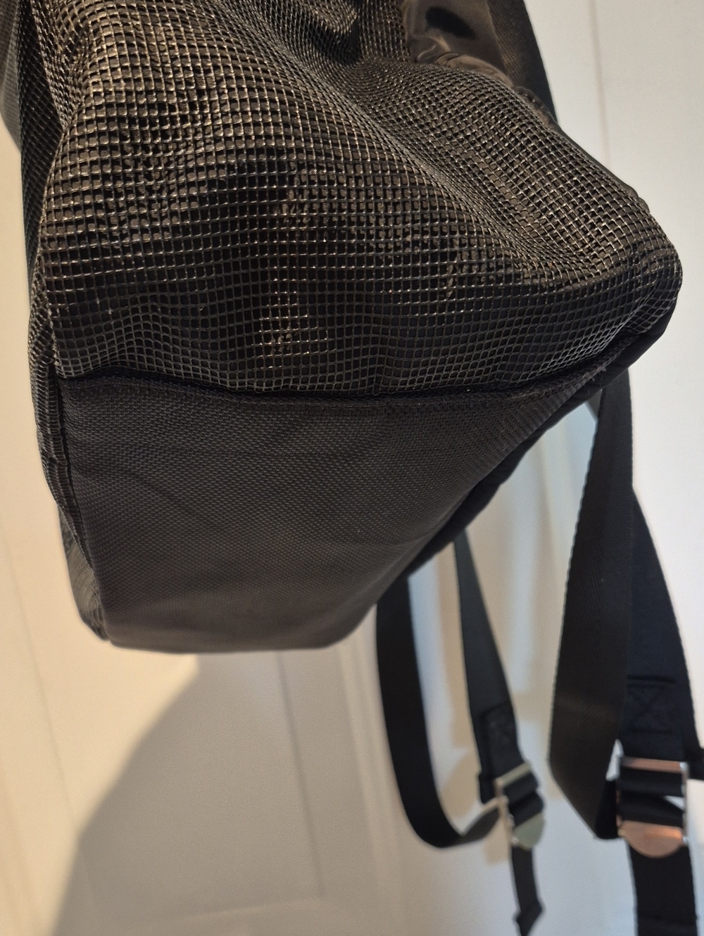 Athleta Black Mesh Zip-Top Backpack - Picture 5 of 11
